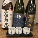 日本酒のめるとこ。 - スタッフおすすめ飲み比べ