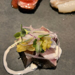 アンティカ トラットリア クロノ - ヨコワマグロのカルパッチョ、これもgood‼️