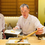 日本橋 蕎ノ字 - ◎車海老からスタート！