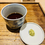 日本橋 蕎ノ字 - ◎蕎麦つゆて山葵