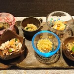 青森屋 - 晩ご飯　付け出し