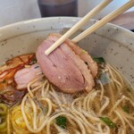 麺屋 葵 - 鴨肉は低温調理('_'?)