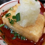 廻鮮寿司処 タフ あざみ野店 - 絶品厚揚げ豆腐