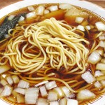 麺大将 - 竹岡式醤油ラーメン麺アップですｗ