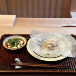 緒方 - 三重県産のトラフグと白子ポン酢