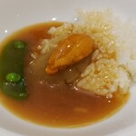 創作四川料理 廣明 - ふかひれあんかけごはん函館産塩水うにトッピング