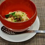 創作四川料理 廣明 - 香り豊かな金ごま 鶏節 汁なし担担麺