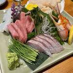 丸ひろ鮨 - 刺し盛り