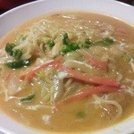 居酒屋インドカレー アジア料理チャンドラマ - チャンドラマ濃厚らーめん６００円。