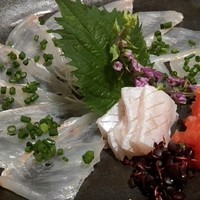 田家 - ひらめのお刺身です♪