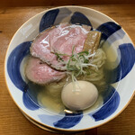 さんくるげ - たまごチャーシュー塩らぁ麺　¥1,100