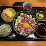 橙 - 鴨たたき丼ぶり定食