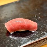 鮨 まつうら - 血合いぎしの中トロ　10日