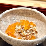 鮨 まつうら - 背子蟹といくら