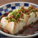 Special meat miso yakko ~Using soybean meat~