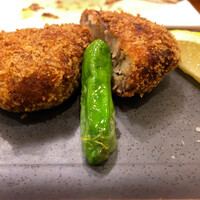 かぐら坂 新富寿司 - 寿司屋で食べる揚げ物ももちろん抜群。マグロコロッケ、うま〜。