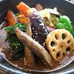 一文字カリー店 - チキンベジタブルスープカレーのみのアップ