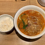 Renge no Gotoku - 排骨担々麺 ¥1,080 ＋ ライス 無料