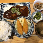 肉豆冨とレモンサワー 大衆食堂 安べゑ - さば味噌煮定食658円（税込）