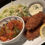 Hito Hira - カキフライ＆鶏と野菜トマト煮
