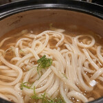 多満喜 - 締めのおうどん　2玉