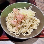 蕎麦 やすたけ - おろしざんまい：太打ち十割 細打ち十割・おろし とろろおろし しぼりおろし