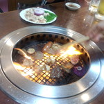 焼き肉が燃えています（2013.06.08）