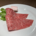 焼肉あきら - 雪降り和牛の肩芯