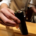 銀座 しのはら - 鮪手巻