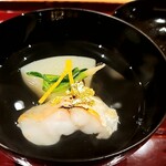 銀座 しのはら - 甘鯛と聖護院蕪