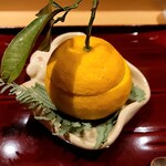 銀座 しのはら - 三宝柑釜