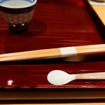 銀座 しのはら - キャビアスプーン