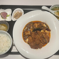 神田 雲林 - 2023.01.19（木）　パイコー激辛麻婆豆腐セット　1400円（税込）