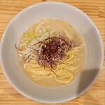 SABO - 〝本日の限定パスタ〟軽い鶏白湯と貝出汁のスープパスタ