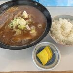 味乃やまびこ - 醤油ラーメン小ライス