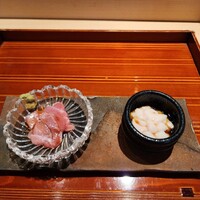 京料理 木村 - トロの味付け♪と生白子の味付けが最高に合う♪♪♪