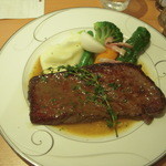 七條 - 和牛ももステーキです。