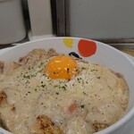 마츠야 히로시마 에비스초점 - 골골 치킨의 진한 까르보나라