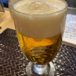 割烹くずし 徳多和良 - 生ビール(450円)