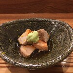 おすし 花富 - あん肝ぽん酢