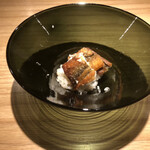 吉花 - 穴子とお米のサラダ。めっちゃ美味しかった！