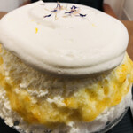 サカノウエカフェ - 見て！このぽってりとのったエスプーマ！