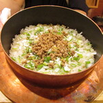 日本料理 つむぐ - 鴨と白ネギの炊き込みご飯