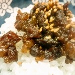 すすきの浪花亭 - 牛の佃煮