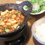 Mapo tofu lunch