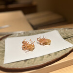 ぬま田 - 海老の頭はそのままと塩