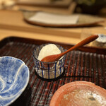 ぬま田 - 薬味ですが塩だけでいいです