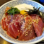 地鳥めん棒　玉川 - 鮪の漬け丼