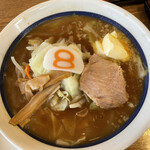 Hachiban Ramen - Cセットの味噌ラーメンバター増し