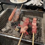 極楽湯 - お肉も焼きましょう♪